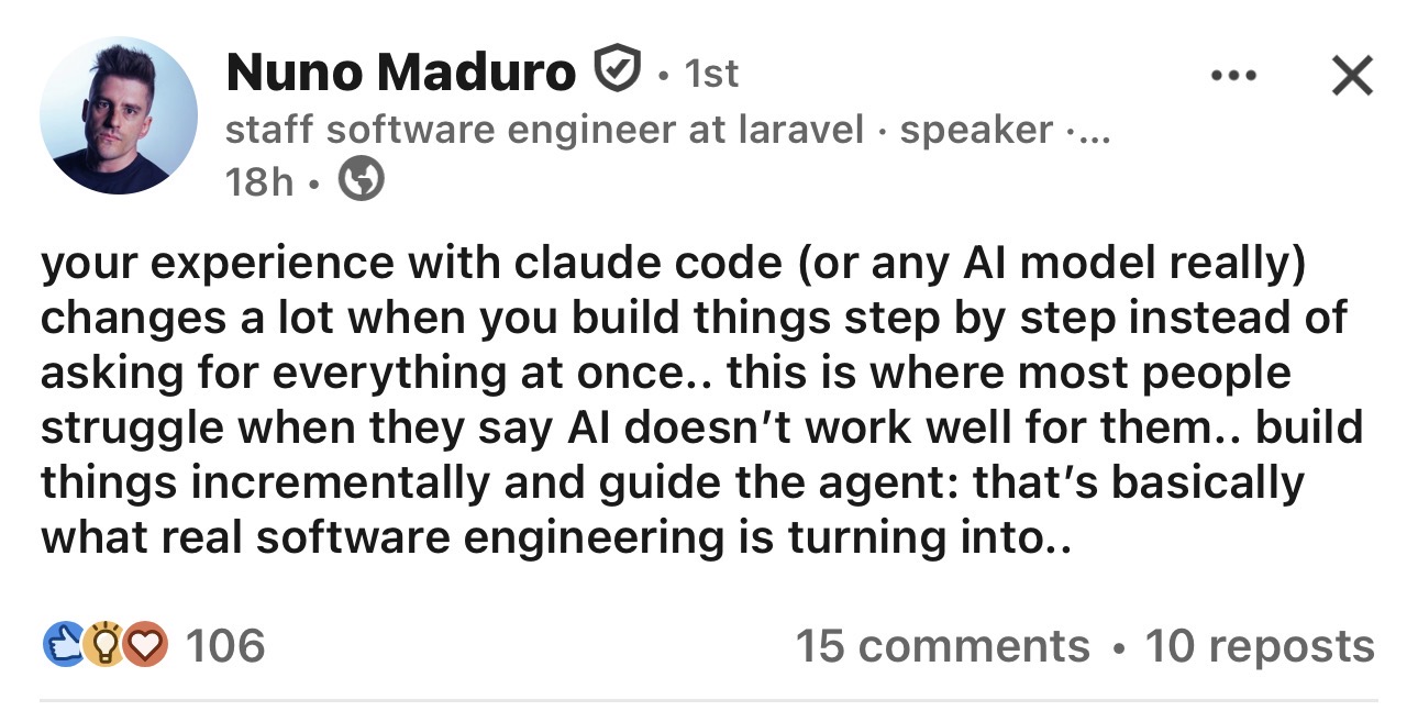 Why AI Development Works Better With a Step-by-Step Plan Than One Giant Prompt