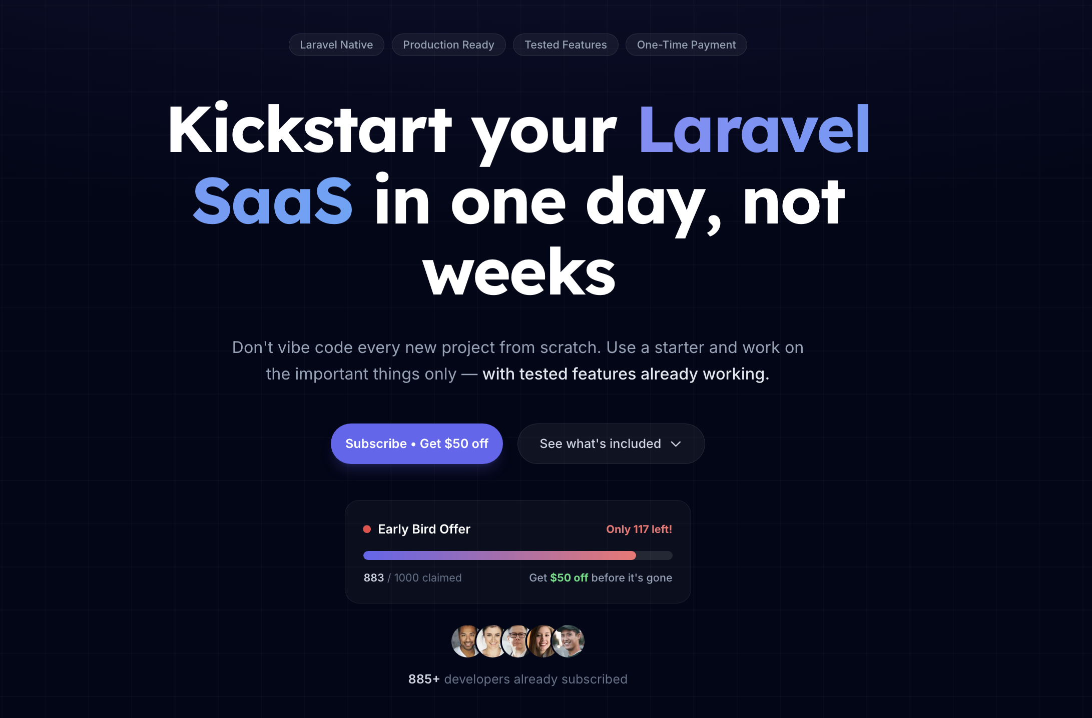 Laravel SaaS Vibe Coding with AI designer